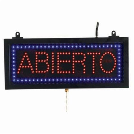 AARCO Aarco Products ABI08S Small Spanish LED Sign Abierto - Open ABI08S